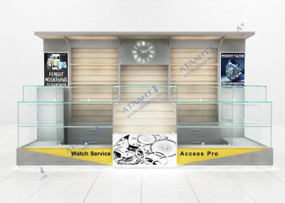 Островной павильон Ремонт часов Замена батареек