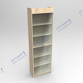 Витрина для вина с прямыми полками застекленная ВВП-24