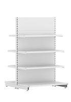 Торговый островной стеллаж L=1250 мм H=1600 мм