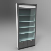 Витрина для салона красоты ВСКЛ-1